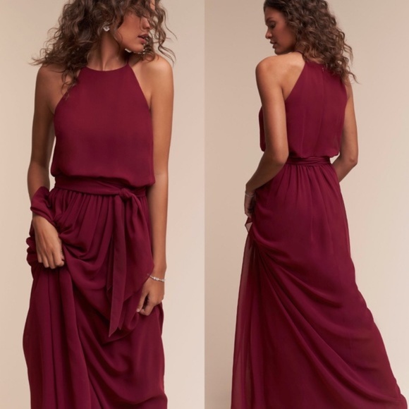 Donna Morgan Dresses & Skirts - Formal full length BHLDN purple bridesmaid dress
